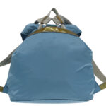 PRADA Backpack Nylon Blue Silver  95917