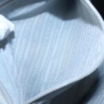 PRADA Backpack Nylon Blue Silver  95917