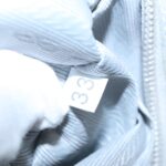 PRADA Backpack Nylon Blue Silver  95917