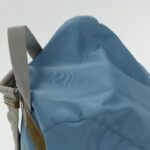 PRADA Backpack Nylon Blue Silver  95917