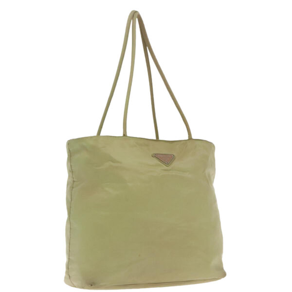 PRADA Tote Bag Nylon Beige  95965