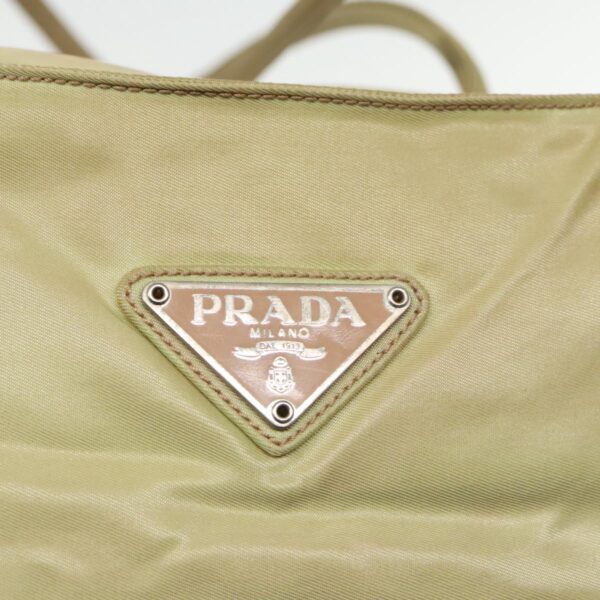 PRADA Tote Bag Nylon Beige  95965