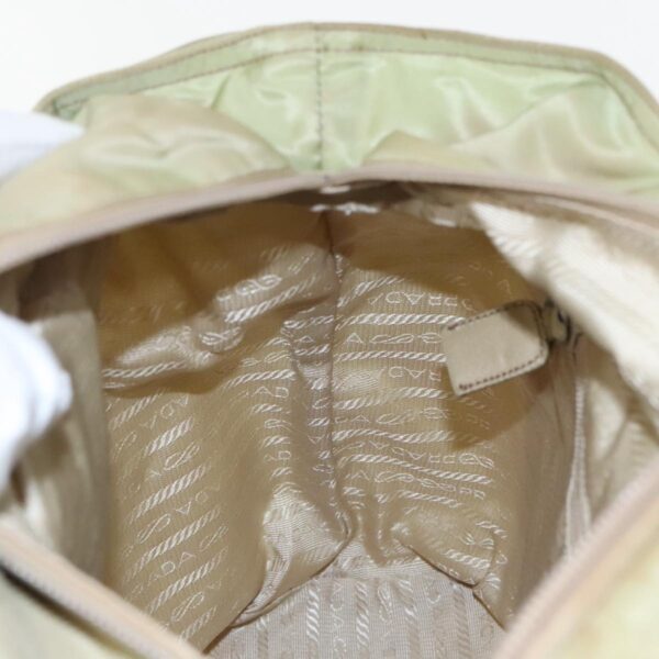 PRADA Tote Bag Nylon Beige  95965