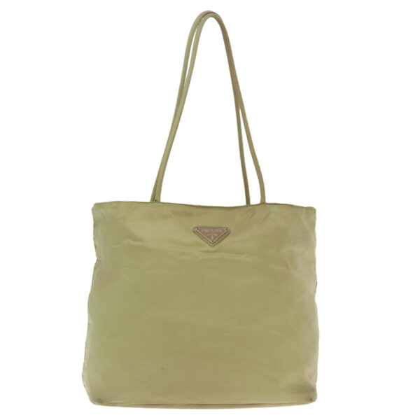PRADA Tote Bag Nylon Beige  95965