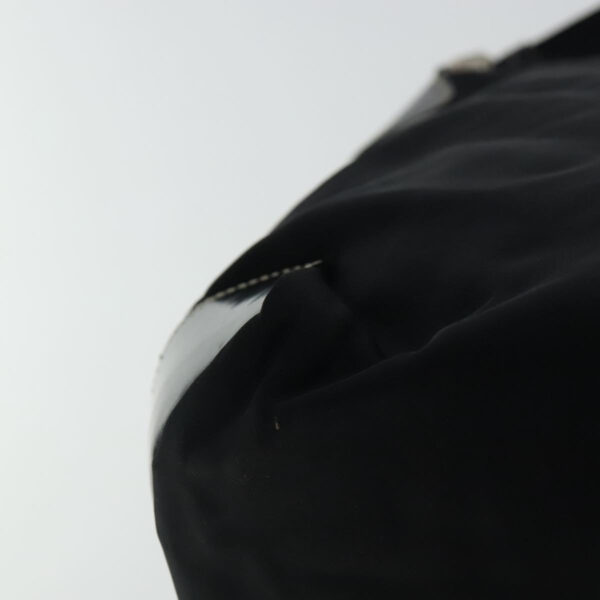 PRADA Shoulder Bag Nylon Black Silver  96001