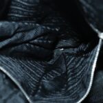 PRADA Shoulder Bag Nylon Black Silver  96001