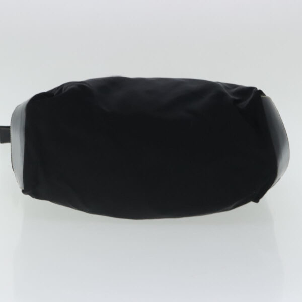 PRADA Shoulder Bag Nylon Black Silver  96001