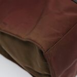 PRADA Tote Bag Nylon Bordeaux Silver  96068