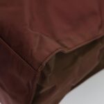 PRADA Tote Bag Nylon Bordeaux Silver  96068