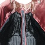 PRADA Tote Bag Nylon Bordeaux Silver  96068
