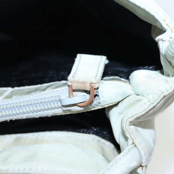 PRADA Tote Bag Nylon Gray Silver  96290