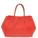 PRADA Hand Bag Nylon Orange Gold  96342