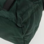 PRADA Backpack Nylon Green Silver  96346