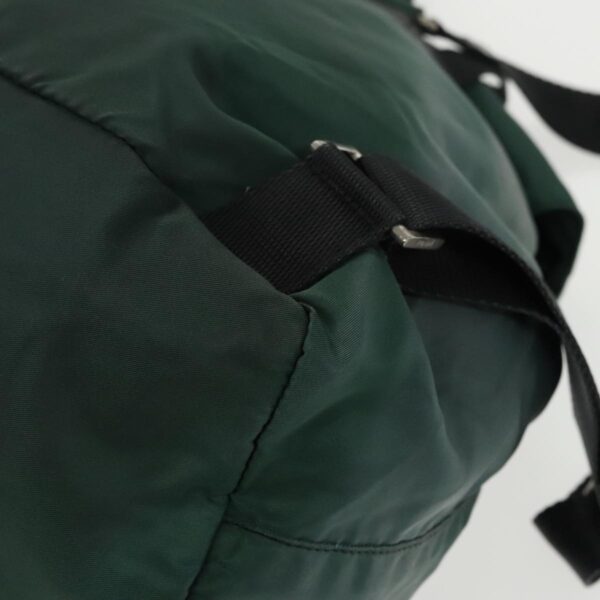PRADA Backpack Nylon Green Silver  96346