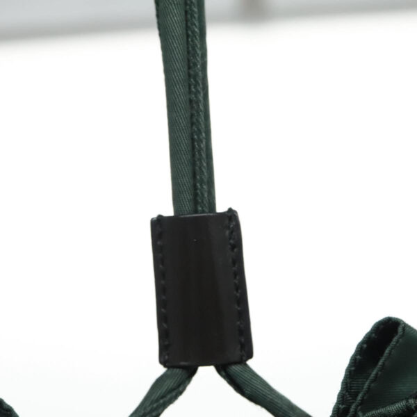 PRADA Backpack Nylon Green Silver  96346