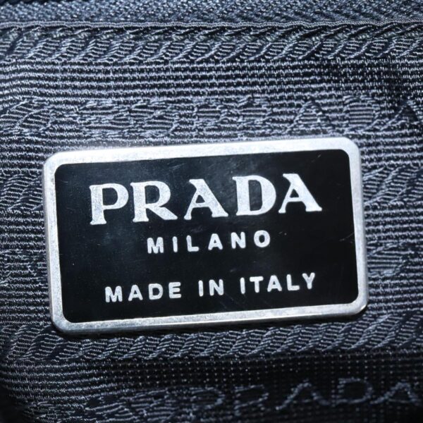 PRADA Backpack Nylon Green Silver  96346