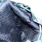 PRADA Backpack Nylon Green Silver  96346