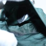 PRADA Backpack Nylon Green Silver  96346