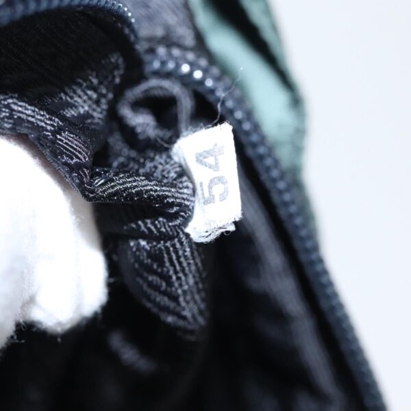 PRADA Backpack Nylon Green Silver  96346
