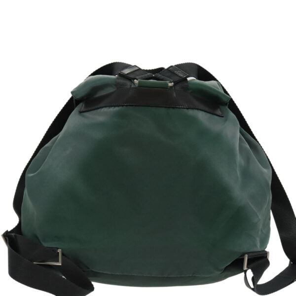 PRADA Backpack Nylon Green Silver  96346
