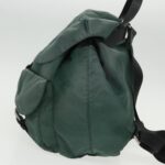 PRADA Backpack Nylon Green Silver  96346