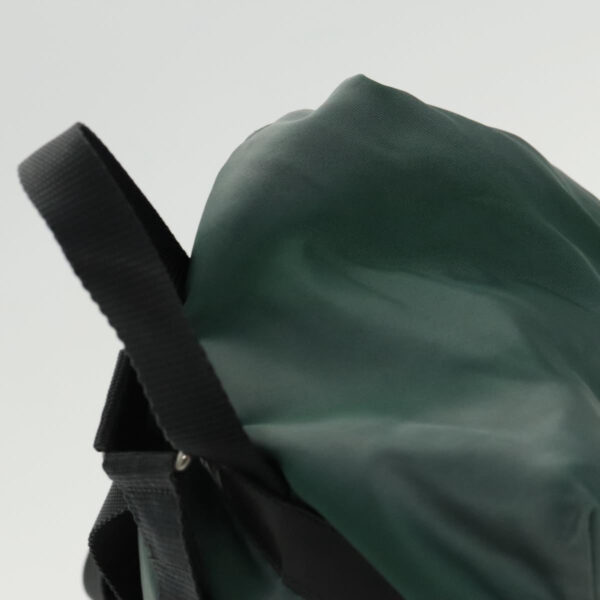 PRADA Backpack Nylon Green Silver  96346