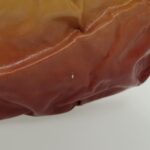 PRADA Hand Bag Enamel Yellow Silver 96373