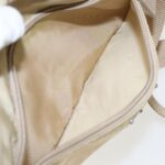 PRADA Shoulder Bag Nylon Beige Silver  96465
