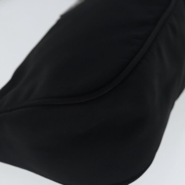 PRADA Accessory Pouch Nylon Black Silver  96593