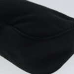 PRADA Accessory Pouch Nylon Black Silver  96593