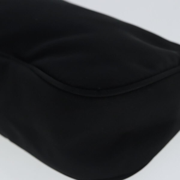 PRADA Accessory Pouch Nylon Black Silver  96593
