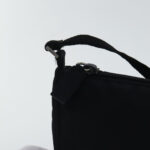 PRADA Accessory Pouch Nylon Black Silver  96593