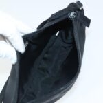 PRADA Accessory Pouch Nylon Black Silver  96593