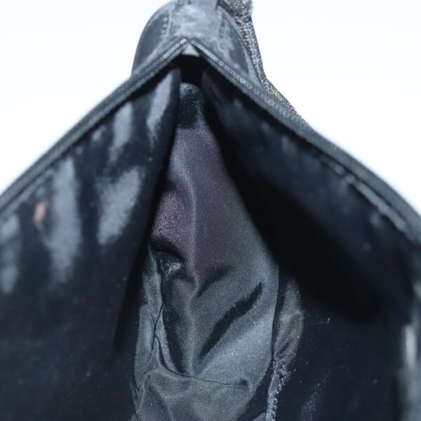 PRADA Accessory Pouch Nylon Black Silver  96593