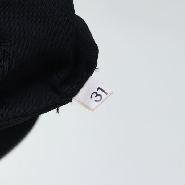 PRADA Accessory Pouch Nylon Black Silver  96593