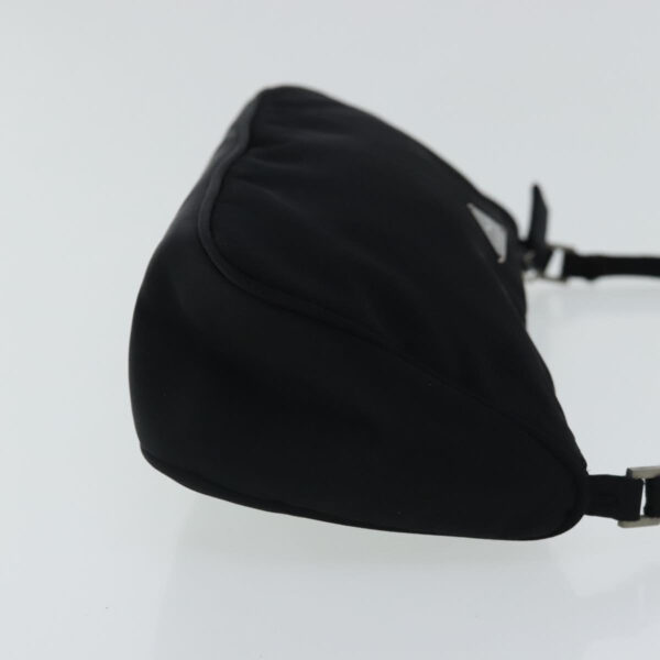 PRADA Accessory Pouch Nylon Black Silver  96593