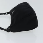 PRADA Accessory Pouch Nylon Black Silver  96593