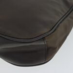 PRADA Shoulder Bag Nylon Gray Gold  96594
