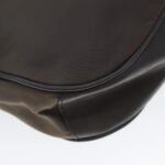 PRADA Shoulder Bag Nylon Gray Gold  96594
