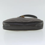PRADA Shoulder Bag Nylon Gray Gold  96594