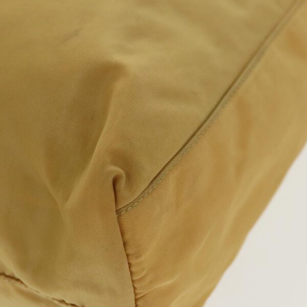 PRADA Tote Bag Nylon Yellow Silver  96620