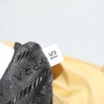 PRADA Tote Bag Nylon Yellow Silver  96620