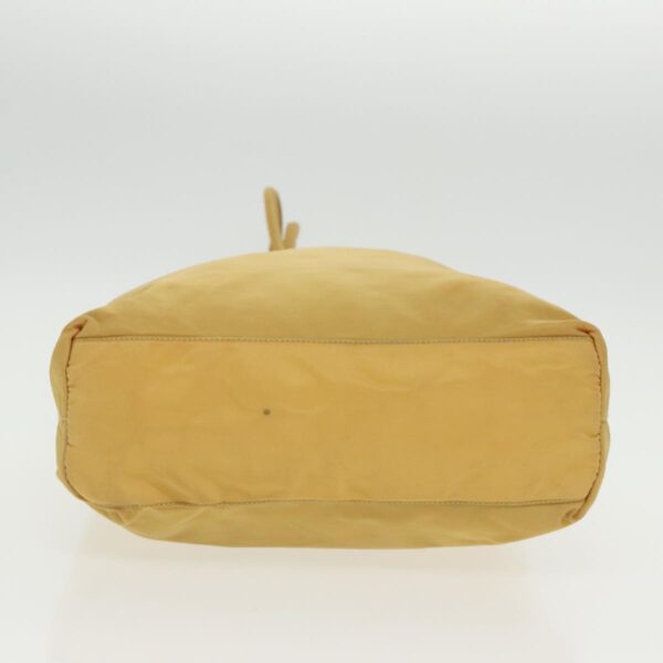 PRADA Tote Bag Nylon Yellow Silver  96620