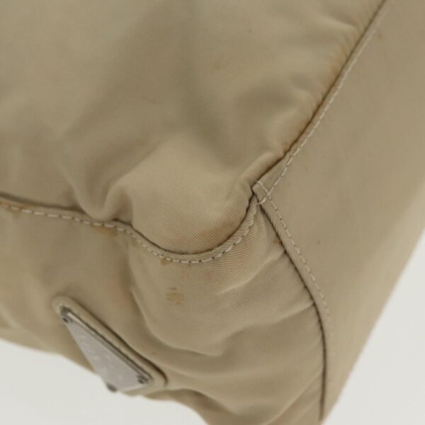PRADA Tote Bag Nylon Beige  96648
