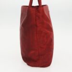 PRADA Tote Bag Nylon Red Silver  96649