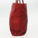 PRADA Tote Bag Nylon Red Silver  96649