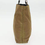 PRADA Hand Bag Nylon Brown Silver  96651