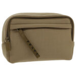 PRADA Pouch Nylon Beige  96665