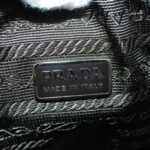PRADA Pouch Nylon Beige  96665