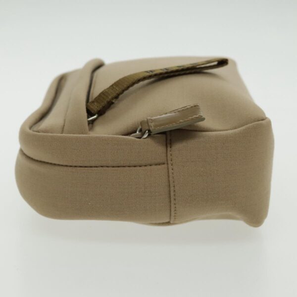 PRADA Pouch Nylon Beige  96665